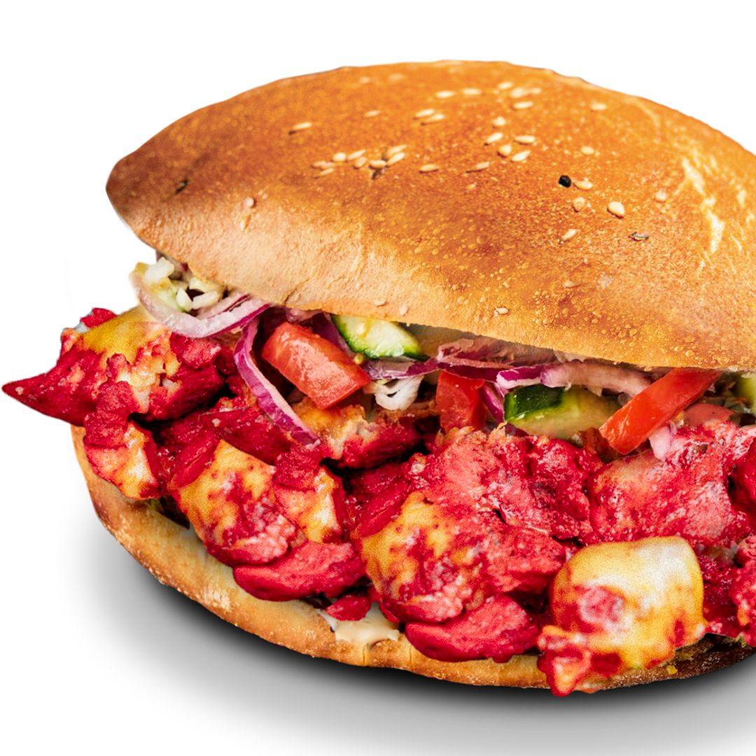 Pain rond chicken red